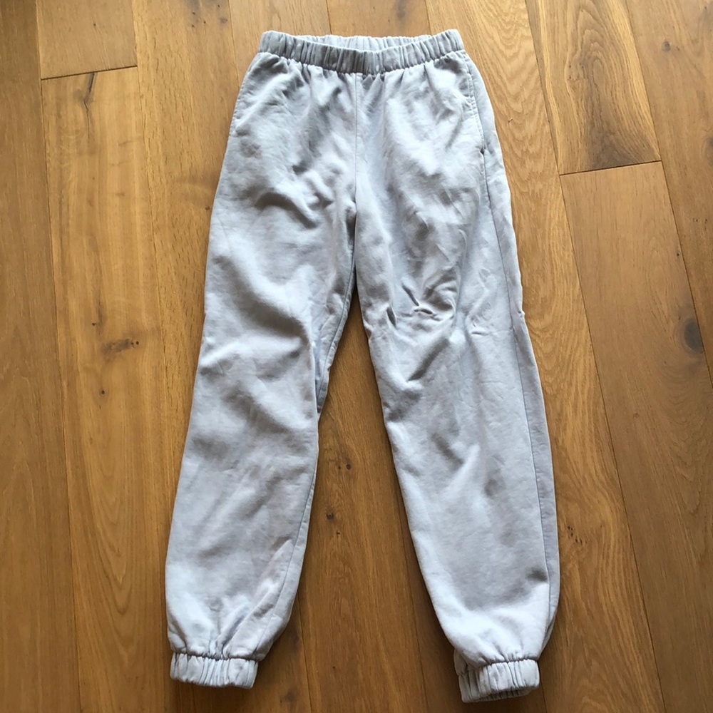 Light blue/gray sweatpants